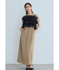 niana/ニアナ niana リボンジャガードビスチェドレス 2点セット 結婚式 二次会 同窓会 成人式 お呼ばれワンピース パーティードレス オケージョンドレス/508274334