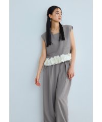 niana/ニアナ niana ホイップヘムセットアップ 2点セット パンツドレス セパレート ワイドパンツ 結婚式 二次会 同窓会 成人式 お呼ばれ パーティードレス オ/508274335