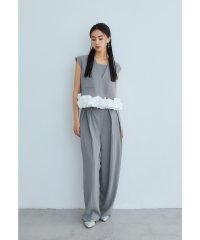 niana/ニアナ niana ホイップヘムセットアップ 2点セット パンツドレス セパレート ワイドパンツ 結婚式 二次会 同窓会 成人式 お呼ばれ パーティードレス オ/508274335