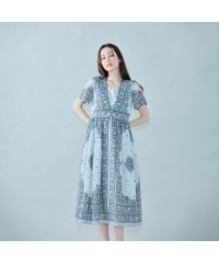 Audie a Muses/ペイズリーパネルプリントワンピース/508274346