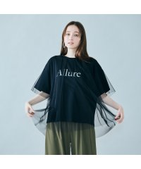 Audie a Muses/チュールレイヤードロゴTシャツ/508274347