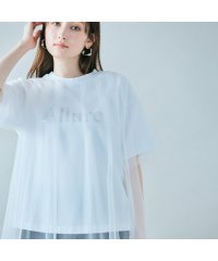 Audie a Muses/チュールレイヤードロゴTシャツ/508274347
