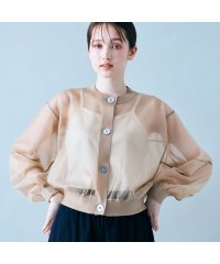 Audie a Muses/ビッグボタンシアーカーディガン/508274348