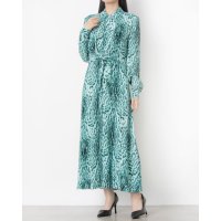 WHISTLES/ウィッスルズ WHISTLES Brushed Leopard Tie Midi Dress/508274381