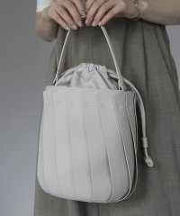 GUSCIO/グッシオ GUSCIO バケツ型プリーツショルダーバッグ/508274395