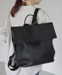GUSCIO/グッシオ GUSCIO PUレザーかぶせリュック 横型/508274396