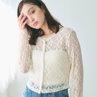 coca/コカ coca レースボタンカーディガン/508274407