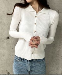 me Jane/ミージェーン me Jane ポロ衿リブニットトップス/508274414