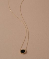 Lilas/オーバルオニキスフラットネックレス K10/508274535