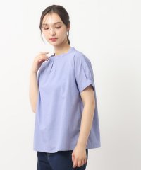  LAURA ASHLEY/ラウンドカラー半袖ブラウス/508274576