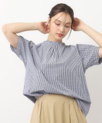  LAURA ASHLEY/ラウンドカラー半袖ブラウス/508274576