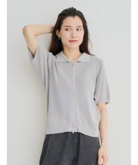 Re-J＆SUPURE/【WEB限定】襟付きZIPニットトップス/508274834