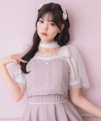 ROJITA/ロジータ ROJITA チュールリボンビスチェ×デコルテ開きトップスセット/508274859