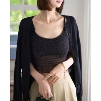 KOBE LETTUCE/コウベレタス KOBE LETTUCE カップ付き小花柄シャーリングキャミ [C7527]/508274864