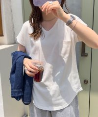 KOBE LETTUCE/コウベレタス KOBE LETTUCE [ M L XL 汗じみ防止＆UVカット ] ポケット付きVネックTシャツ [C7575]/508274871