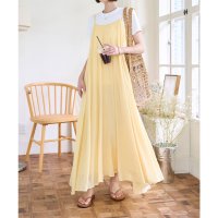 KOBE LETTUCE/コウベレタス KOBE LETTUCE シアー楊柳ボリュームキャミワンピース [E3503]/508274872