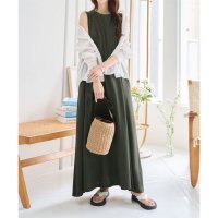 KOBE LETTUCE/コウベレタス KOBE LETTUCE [ M L 汗じみ防止＆UVカット ] カップ付きノースリーブワンピース [E3519]/508274876