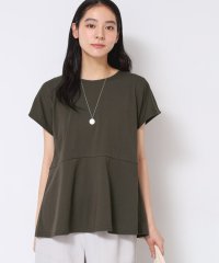 Dessin/【接触冷感/UV/洗える】ペプラムチュニックカットソー（XS～L）/508274898