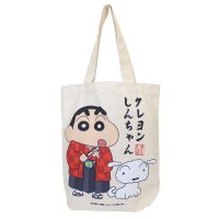 cinemacollection/シネマコレクション cinemacollection クレヨンしんちゃん 手提げかばん トートバッグ 日本アートシリーズ しんのすけ＆シロ エスケイジャパン サ/508275038