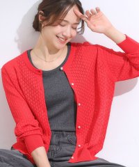 SHOO・LA・RUE　DRESKIP/シューラルー／ドレスキップ SHOO・LA・RUE/DRESKIP マルチボタン透かしニットカーディガン/508275078