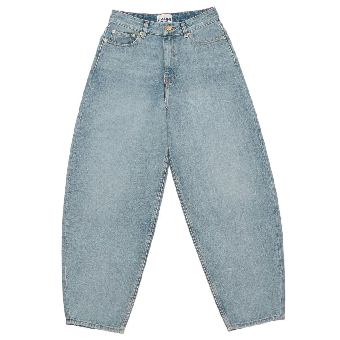 【新品】GANNI ガニー　中綿 ハイウエスト ハーフパンツ 38 新品】GANNI ガニー 中綿 ハイウエスト ハーフパンツ