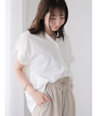 Te chichi TERRASSE/袖タックカットブラウス/508275103