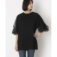 STYLEBLOCK/スタイルブロック STYLEBLOCK 天竺チュールバルーンスリーブTシャツ/508275178