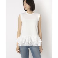 STYLEBLOCK/スタイルブロック STYLEBLOCK ジャガード切替ペプラムタンクトップ/508275185