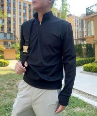 OSYAREVO/オシャレボ OSYAREVO 【ネット限定】【紫外線カット率99.9％以上】メンズ ハーフジップ トップス ラッシュガード 水着 体型カバー/508275197