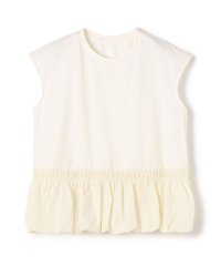 MACPHEE/コットンバックサテンコンビ バルーンTシャツ/508275242