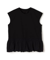 MACPHEE/コットンバックサテンコンビ バルーンTシャツ/508275242