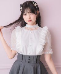 ROJITA/ロジータ ROJITA ハートバックルシアードットブラウス/508275476