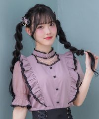 ROJITA/ロジータ ROJITA ハートバックルシアードットブラウス/508275476