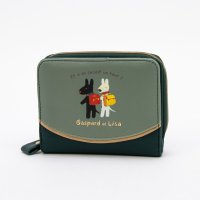 Gaspard et Lisa/リサトガスパール Gaspard et Lisa 財布 レディース 2つ折り ラウンドファスナー 絵本柄 人気 キャラクター コンパクト 使いやすい/508275654