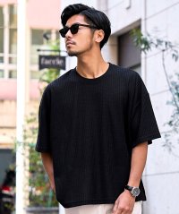 CavariA/キャバリア CavariA CavariA ワッフル調半袖クルーネックTシャツ/508275682