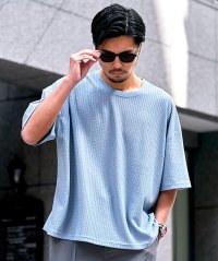 CavariA/キャバリア CavariA CavariA ワッフル調半袖クルーネックTシャツ/508275682