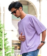 CavariA/キャバリア CavariA CavariA ワッフル調半袖クルーネックTシャツ/508275682