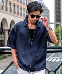 CavariA/キャバリア CavariA CavariA 半袖フルジップシャツ/508275683