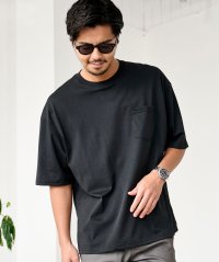 CavariA/キャバリア CavariA CavariA 綿タッチプレーティング天竺ワイドシルエット半袖TEE/508275689