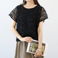 Aletta vita/アレッタ ヴィータ Aletta vita レースレイヤードプルオーバー/508275694