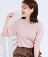 SHOO・LA・RUE　DRESKIP/シューラルー／ドレスキップ SHOO・LA・RUE/DRESKIP 袖シアー切り替えニット/508275702