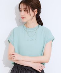 SHOO・LA・RUE　DRESKIP/シューラルー／ドレスキップ SHOO・LA・RUE/DRESKIP 【シューアイス】リブ切替シアーロゴブラウス/508275707
