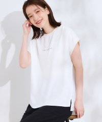 SHOO・LA・RUE　DRESKIP/シューラルー／ドレスキップ SHOO・LA・RUE/DRESKIP 【シューアイス】リブ切替シアーロゴブラウス/508275707