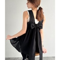 Classical Elf/クラシカルエルフ Classical Elf 【AYAさんコラボ】洗練された背中で魅せる大人のこなれ感。リネン混バックリボンペプラムセットアップ/508275815