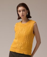 GRACE CONTINENTAL/パッチワークニットトップ/508276070