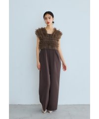 niana/ニアナ niana チュールベストオールインワンドレス パンツドレス 2点セット 結婚式 二次会 同窓会 成人式 お呼ばれ パーティードレス オケージョンドレス/506095191