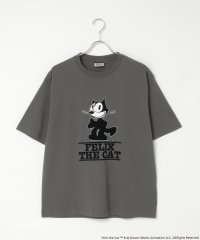 VENCE　EXCHANGE/Felix the cat フィリックス・ザ・キャット / フロッキープリントTシャツ/508165054