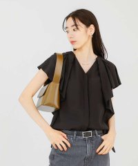 qualite/袖タックフリルシャツ/508194228