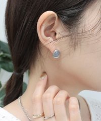 fredy emue/フェイクストーンメタルコンビピアス/508246179
