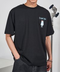 MAGASIN DE MODE CONTACT/マガジンデモードコンタクト MAGASIN DE MODE CONTACT レトロイラストプリントTシャツ/508265119